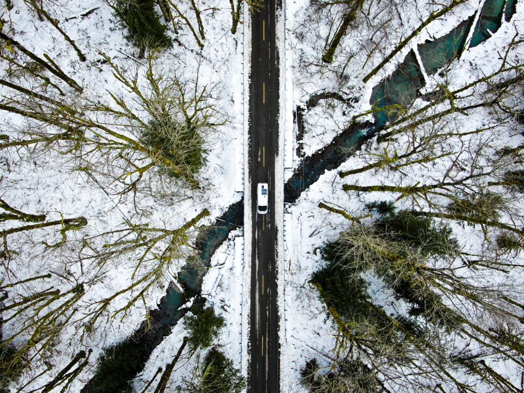 conducir tu camión en invierno